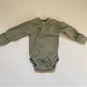 L’oved baby newborn kimono onesie long sleeve